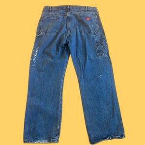 Dickies Carpenter Jeans Men’s Size 42x32 Work Denim Pants Paint Wear